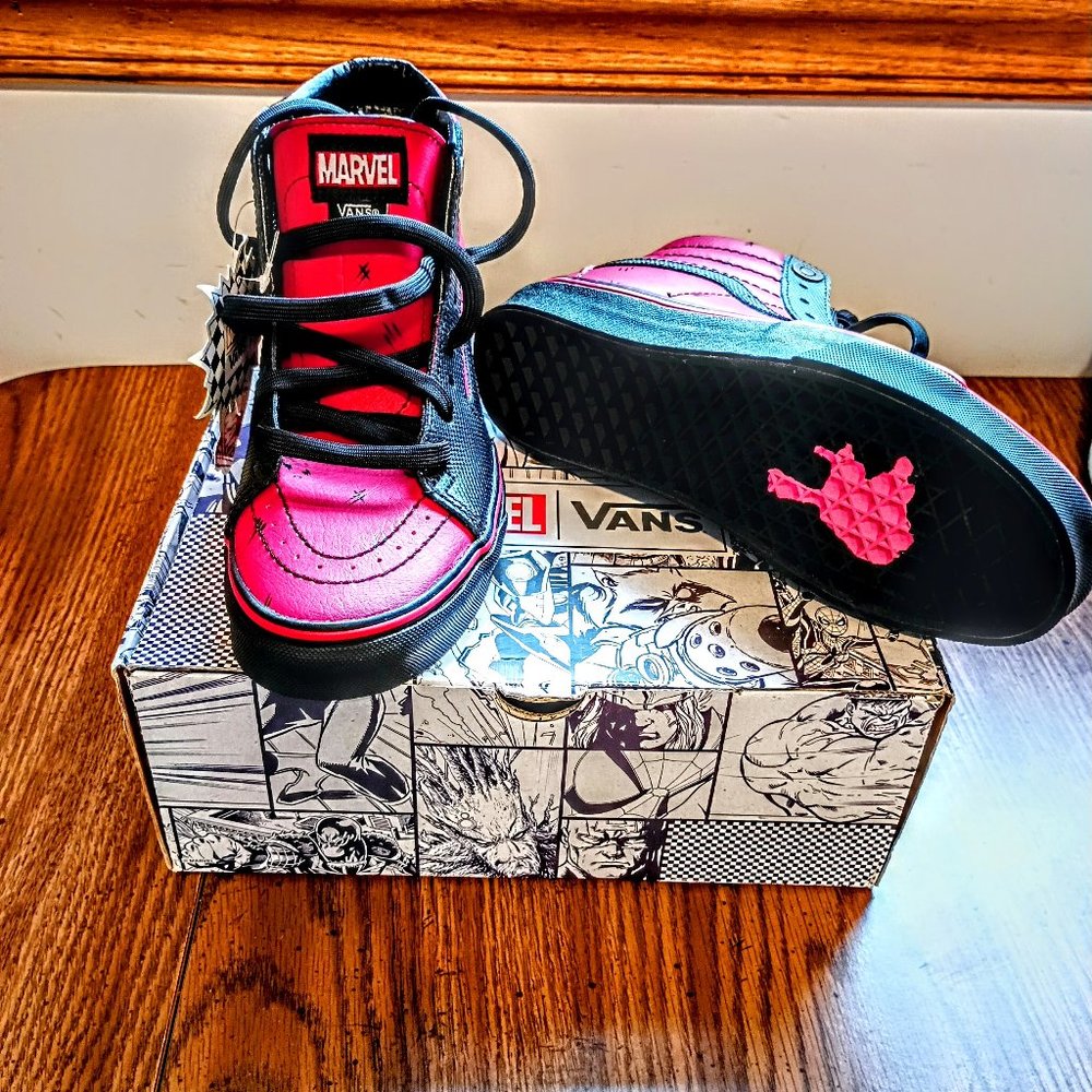 Deadpool Marvel VANS, LIMITED EDITION, Men's US 5.0/Women's 6.5